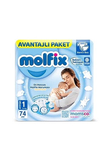 Molfix 1 numara bebek bezi