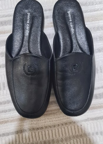 Pierre Cardin Siyah Nakışlı Erkek Ev Terliği - Görsel 2