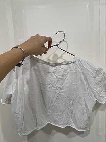m Beden beyaz Renk Addax crop
