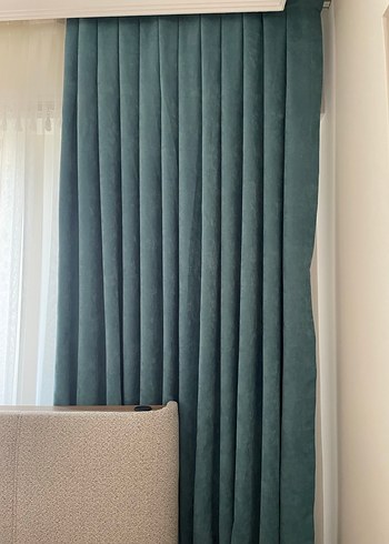 Taç Klasik Turkuaz Perde - Görsel 2