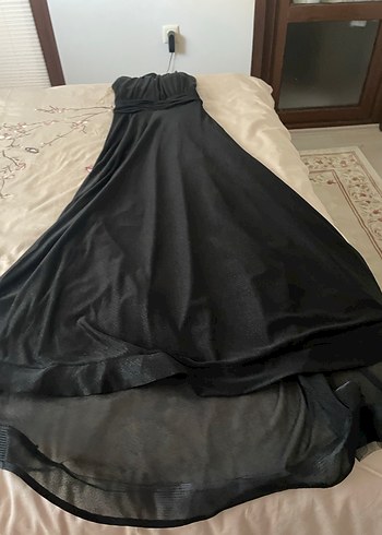 Siyah Uzun Kadın Elbise - Görsel 2