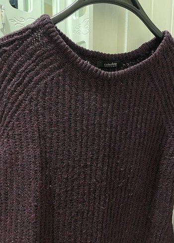 Mor Kadın Triko Kazak - Görsel 2