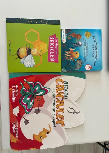 Çocuklar için üç eğitici kitap