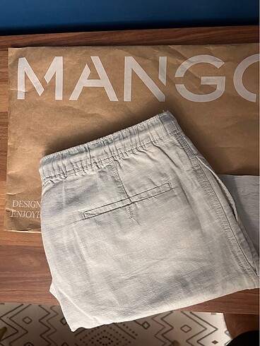Mango Erkek 32 Bej Short - Görsel 2