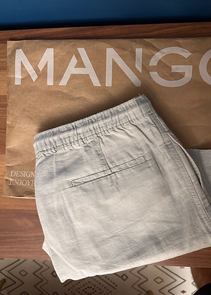 Mango Erkek 32 Bej Short - Görsel 2