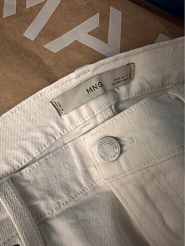 Mango Man 32 Erkek Kot Short Krem - Görsel 3