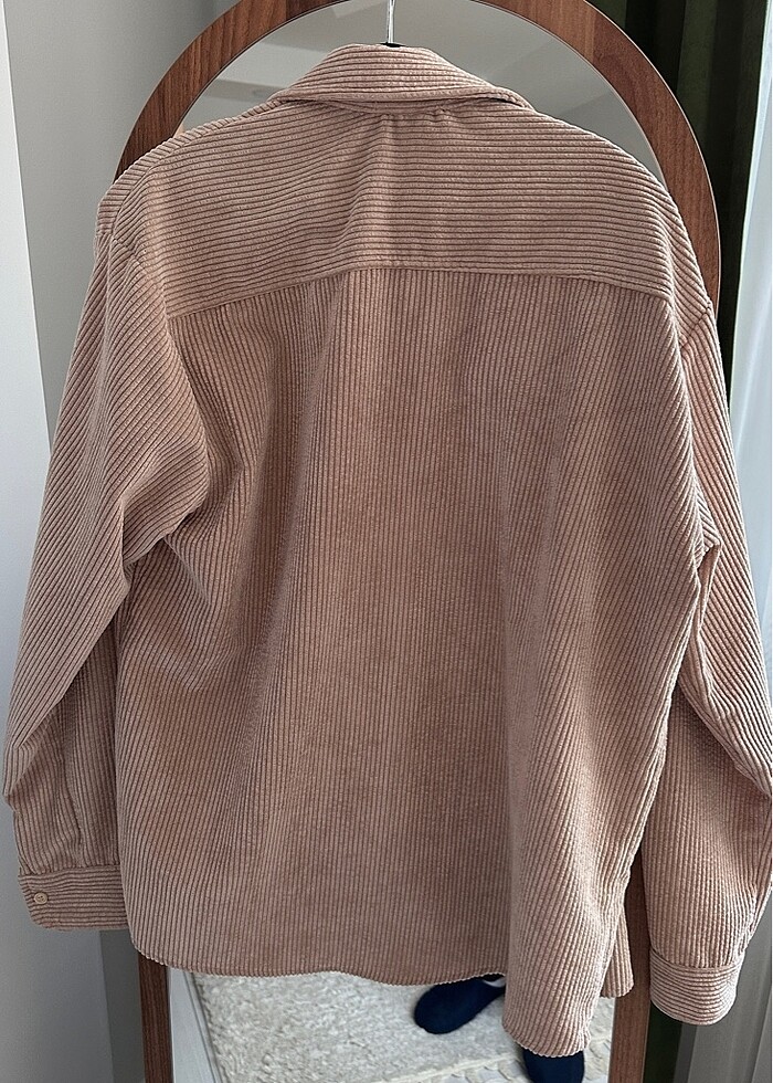 Erkek Fitilli Bej Gömlek - Görsel 2