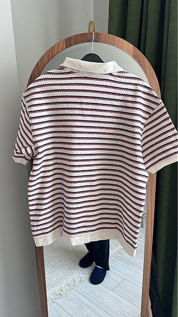 Zara Erkek L Beden Polo T-Shirt - Görsel 2