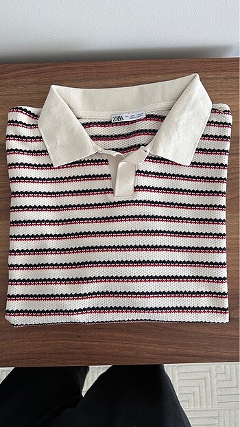 Zara Erkek L Beden Polo T-Shirt - Görsel 3