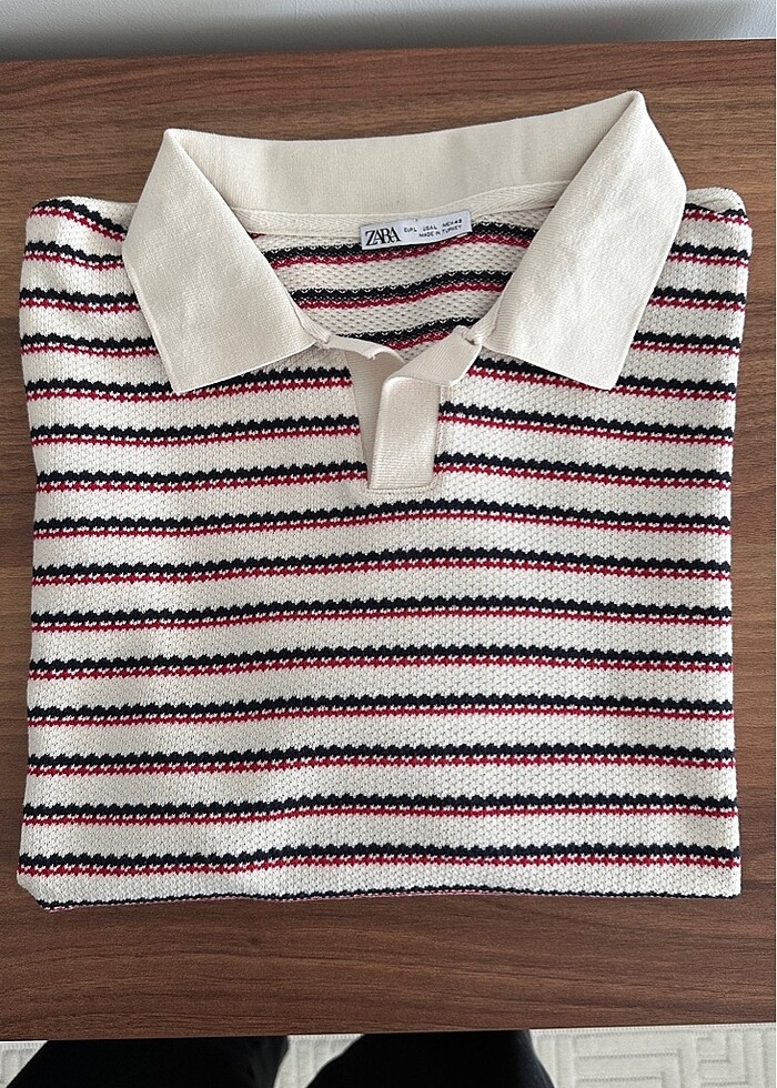 Zara Erkek L Beden Polo T-Shirt - Görsel 3
