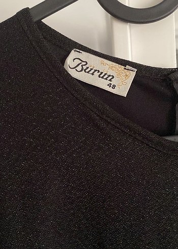 Uzun Kollu Siyah Fırfırlı Uzun Elbise - Görsel 3