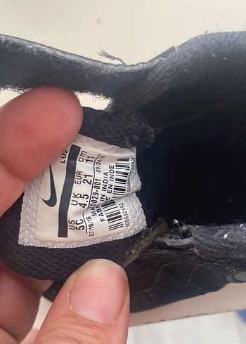 Siyah unisex Çocuk Spor Ayakkabı Velc - Görsel 3