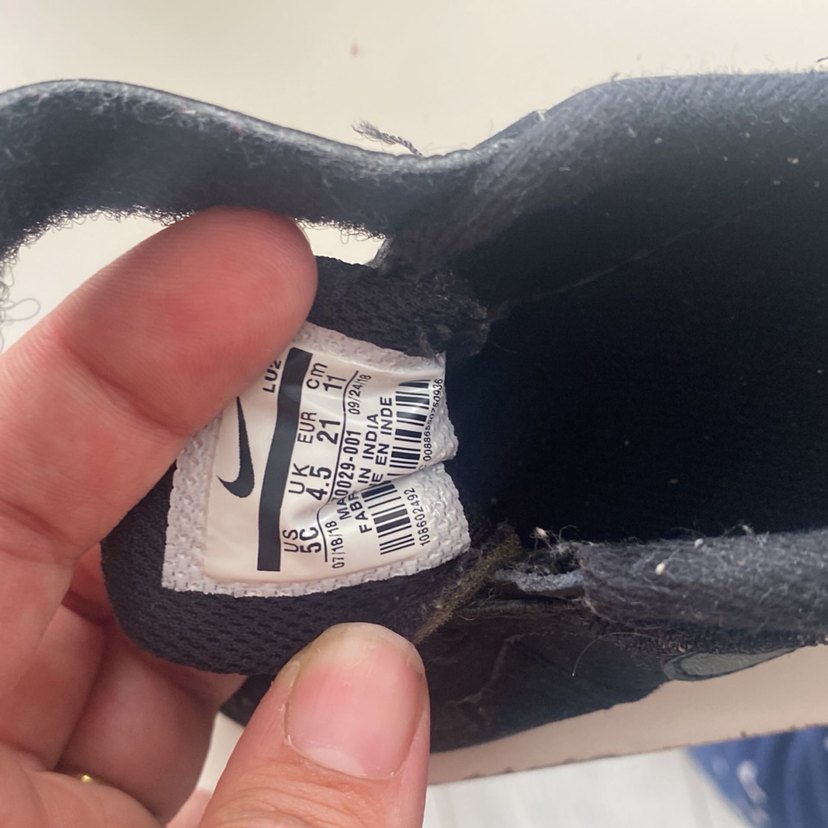 Siyah unisex Çocuk Spor Ayakkabı Velc - Görsel 3