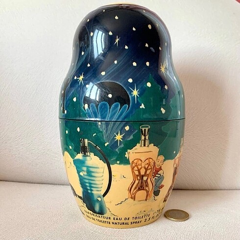 diğer Beden Jean Paul Gaultier noel 1997 vintage matruşka formlu boş parfüm