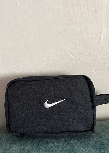 Nike Gri Minimalist Fermuarli El Cantasi