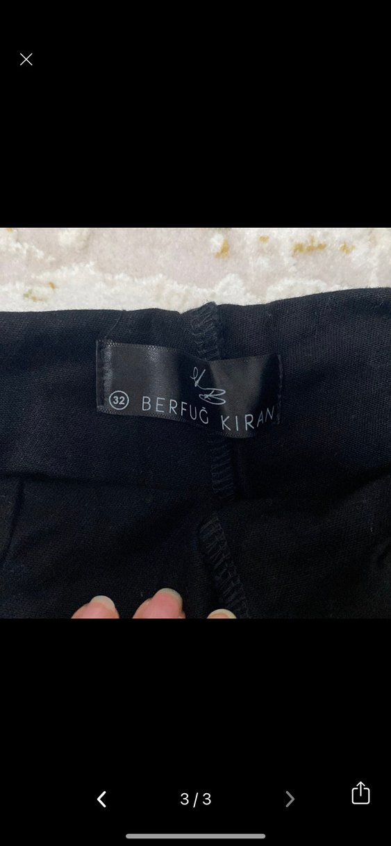 Siyah Pilili Mini Etek - Görsel 3