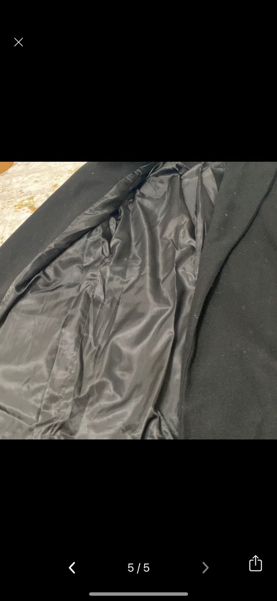 Siyah Oversize Kaban - Görsel 4