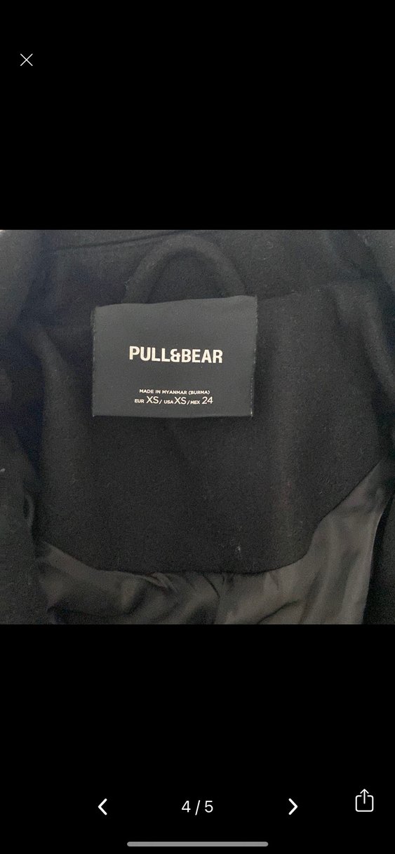 Siyah Oversize Kaban - Görsel 3