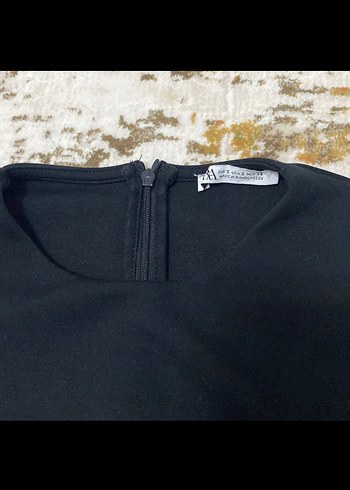 Siyah Kolsuz Kadın  bluz - Görsel 4