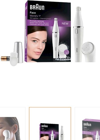 Braun Face 810 Yüz Epilatörü ve Temizleme Fırçası - Görsel 3