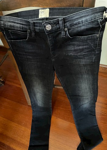 Lee Siyah Denim Jean