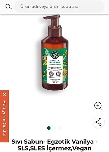 Yves Rocher Bourbon Vanilya Köpüren El Sabunu - Görsel 7