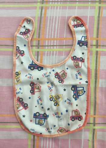 Renkli Baskılı Bebek Önlükleri - Görsel 6