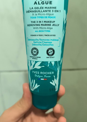 Yves Rocher Pure Algue 3'ü 1 Arada Makyaj Temizleyici - Görsel 2