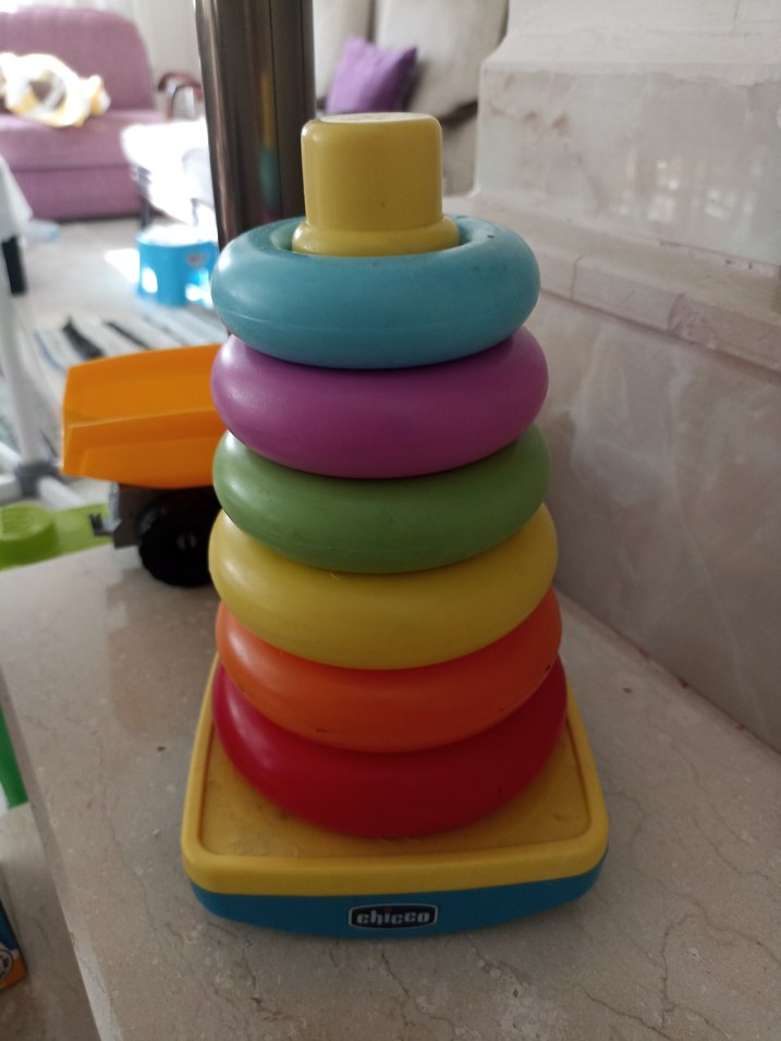 Chicco oyun kulesi ve halkaları - Görsel 2