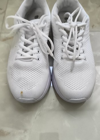 Beyaz Bağcıklı Kadın Spor Ayakkabı Hammer Jack - Görsel 5