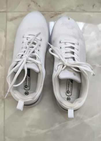 Beyaz Bağcıklı Kadın Spor Ayakkabı Hammer Jack - Görsel 2