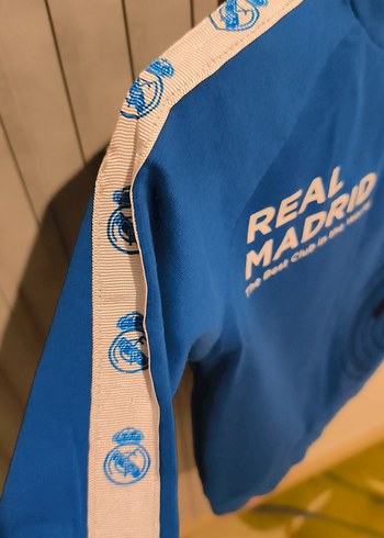 Erkek Çocuk Mavi Real Madrid Sweatshirt7-8 yas - Görsel 6