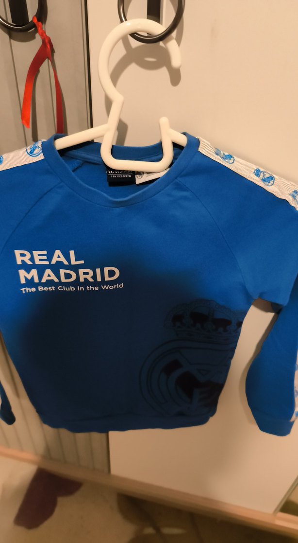 Erkek Çocuk Mavi Real Madrid Sweatshirt7-8 yas - Görsel 4