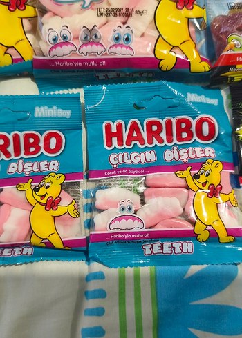 Haribo Çılgın Dişler Şekerleri 9 adet - Görsel 3