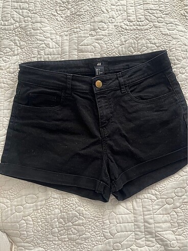 34 Beden #h&m marka mini siyah şort