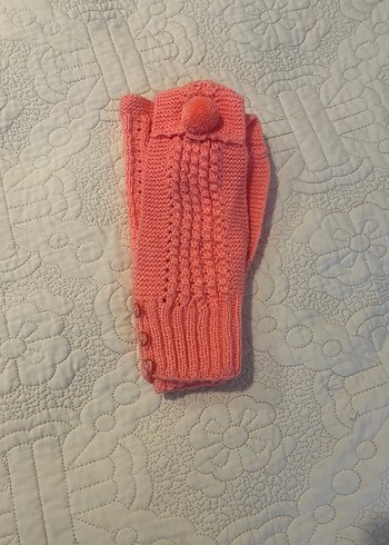 Diğer Kız Çocuk Pembe Örgü Vintage Hırka