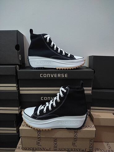 38 Beden siyah Renk Converse Run Star 38 numara