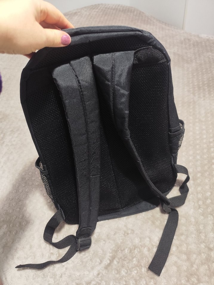 Desenli Kadın Sırt Çantası, Fermuarlı, Çok Renkli - Görsel 3