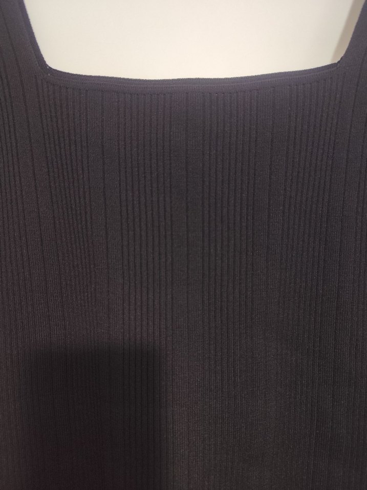 Siyah  ince triko bluz - Görsel 2