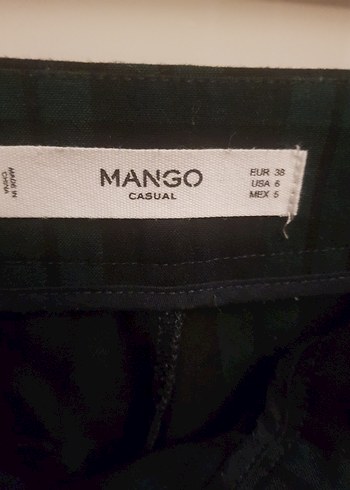 38 Beden yeşil Renk Kadın Kumaş Pantolon