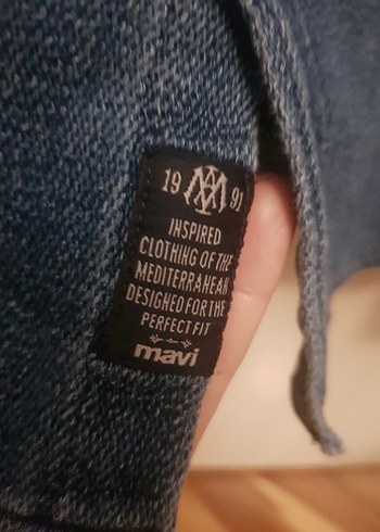 3xl Beden lacivert Renk Kalın Uzun Kollu Erkek Denim Gömlek