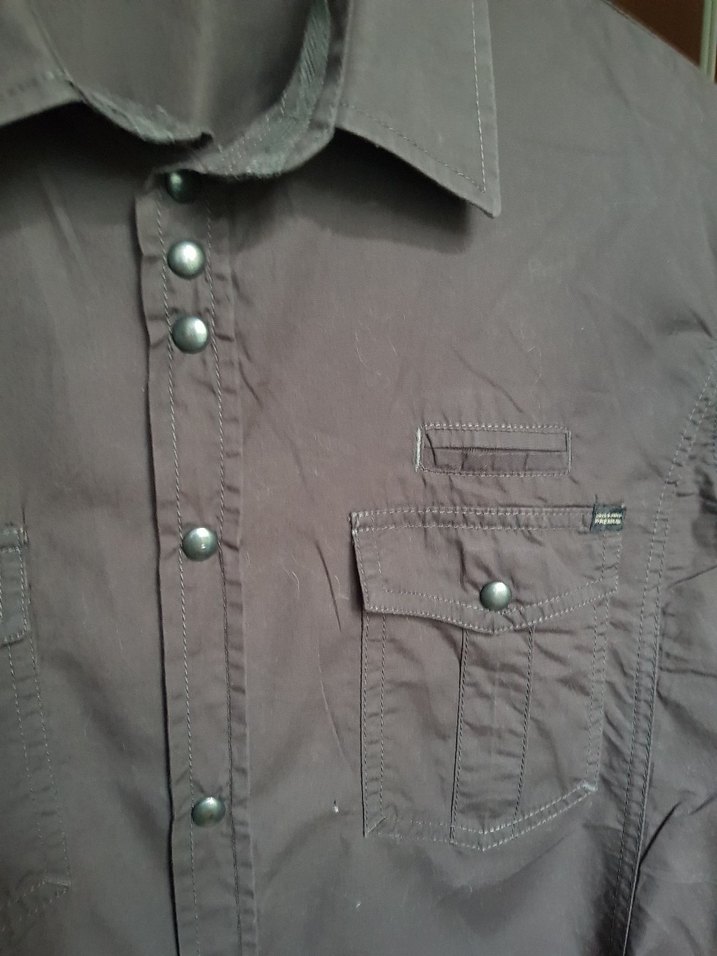 Erkek Uzun Kollu Keten Gömlek - Görsel 3