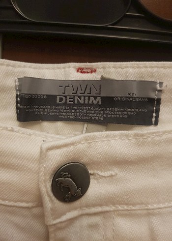 D'S Tween Damat Beyaz Erkek Kot Pantolon - Görsel 2