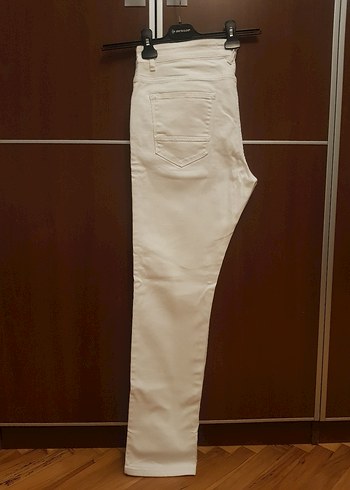 D'S Tween Damat Beyaz Erkek Kot Pantolon - Görsel 3