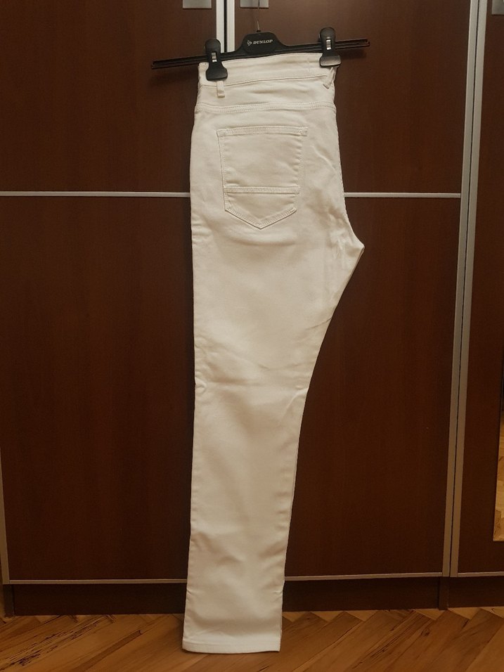 D'S Tween Damat Beyaz Erkek Kot Pantolon - Görsel 3