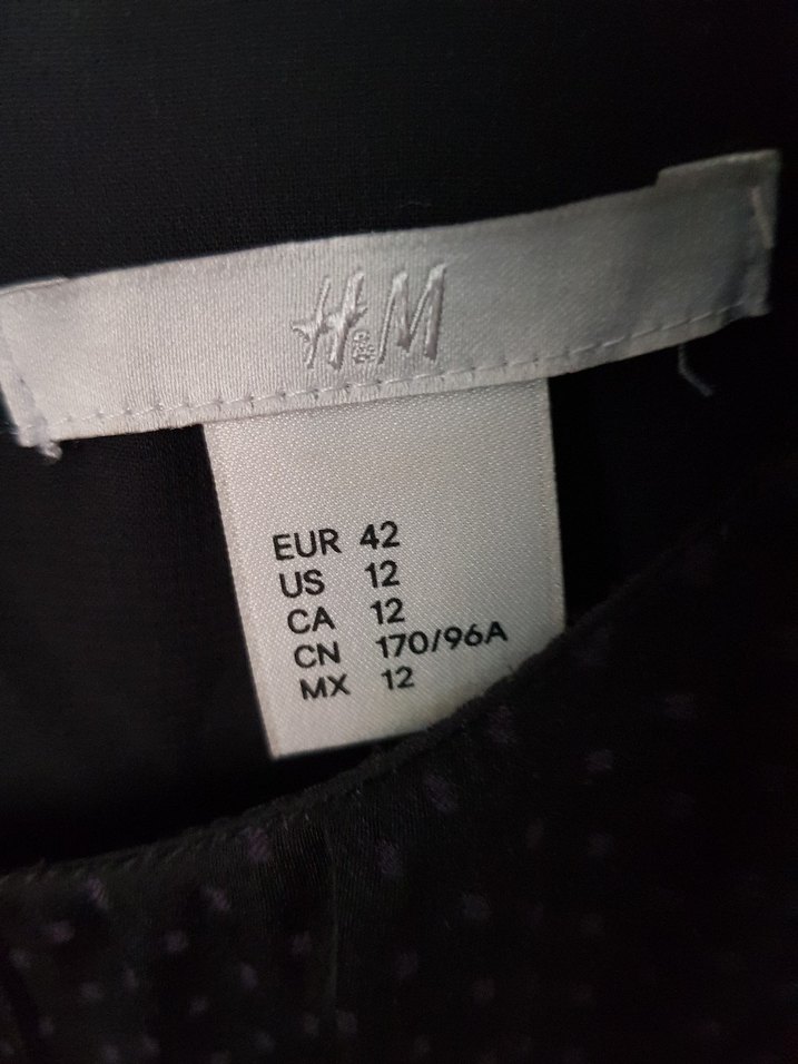 Siyah Midi V Yaka Salaş Elbise - Görsel 3