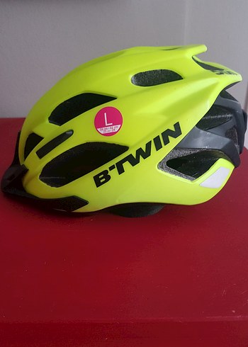 Decathlon Sarı Bisiklet Kaskı - Görsel 3