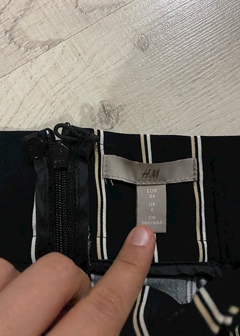 H&M Çizgili  Eteği - Görsel 3