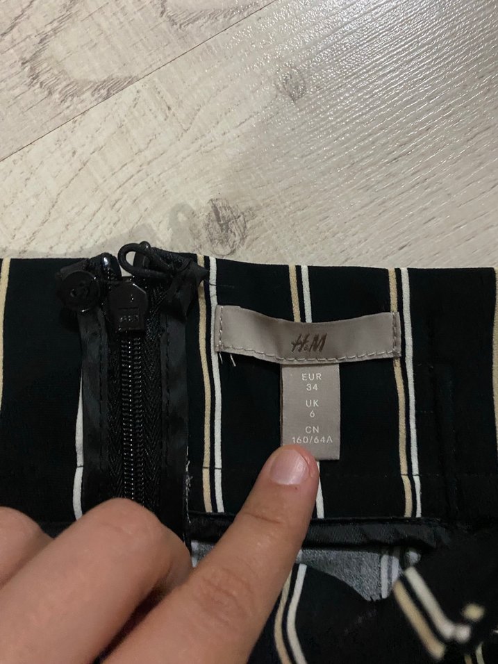 H&M Çizgili  Eteği - Görsel 3
