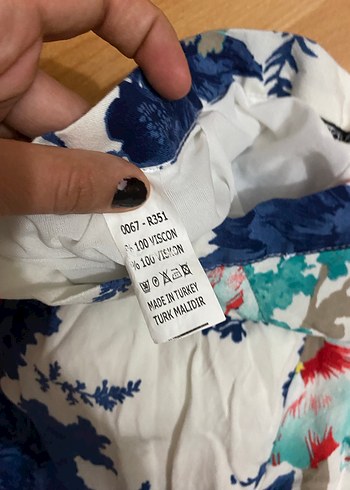 Çiçek Desenli Bohem Kadın Uzun Pantolon - Görsel 3